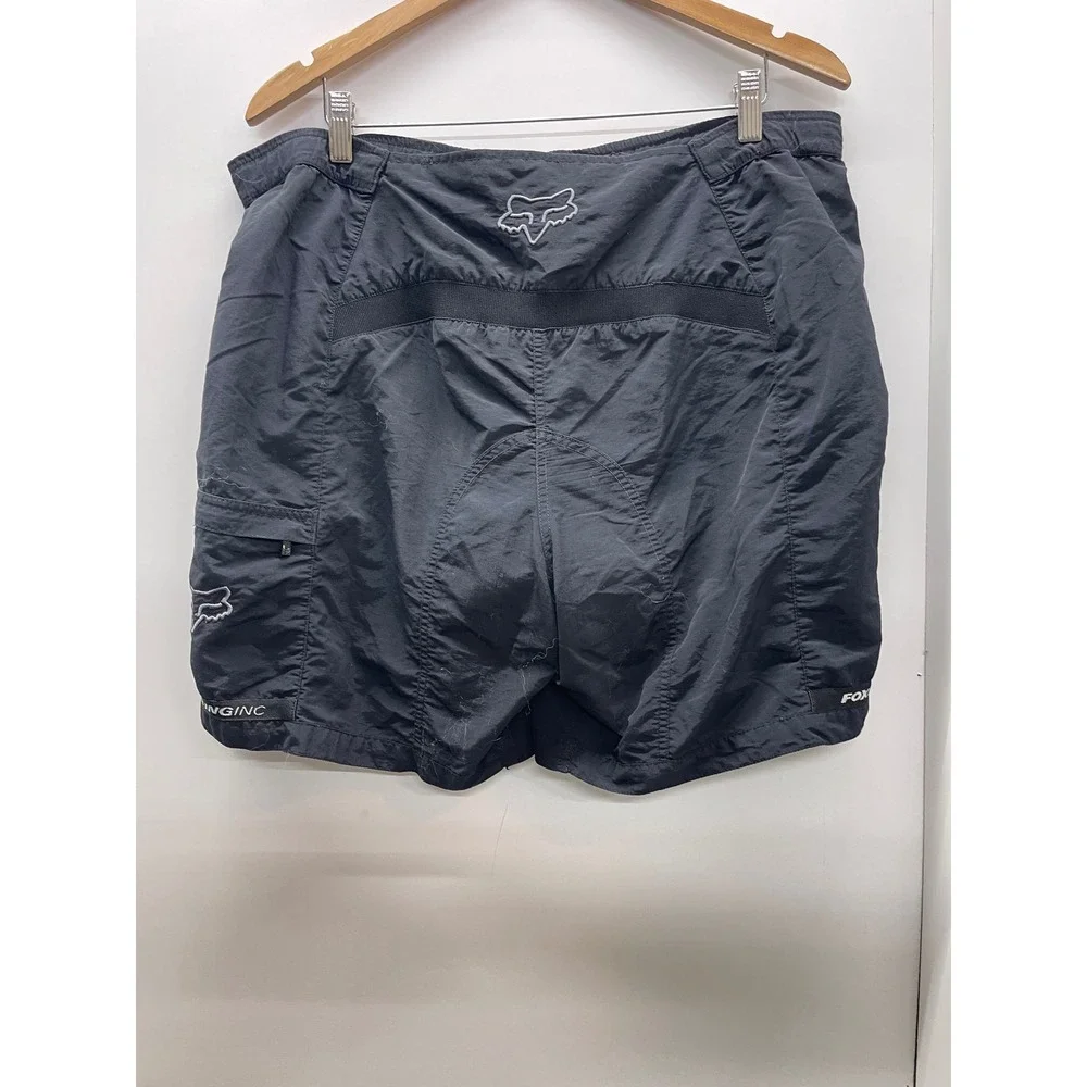 Fox Racing Inc Mens Black Mountain Bike Shorts Padded Liner XL 0668020